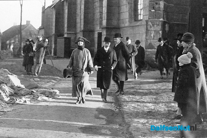 Wilhelmina bracht ook bezoek aan Dalfsen - Foto: Historische Kring Dalfsen
