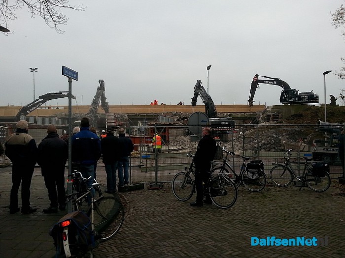 Foto’s vanmorgen genomen van het viaduct Lemelerveld
