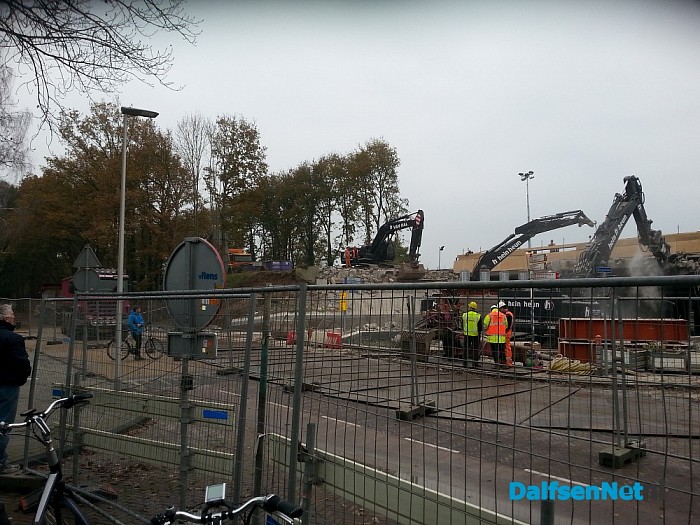 Foto’s vanmorgen genomen van het viaduct Lemelerveld