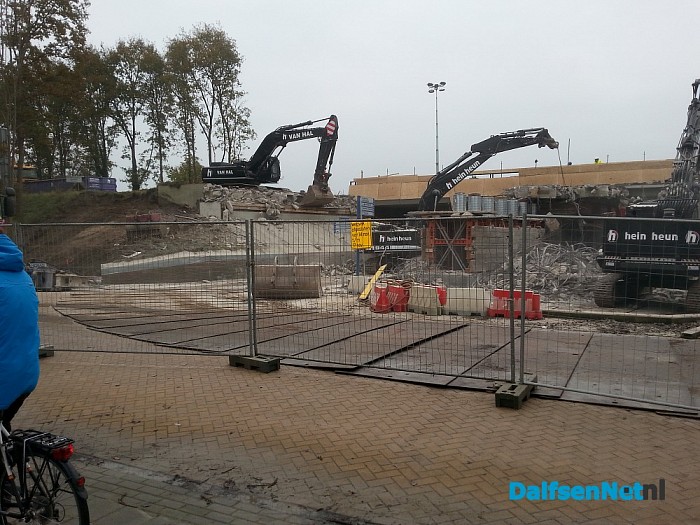 Foto’s vanmorgen genomen van het viaduct Lemelerveld