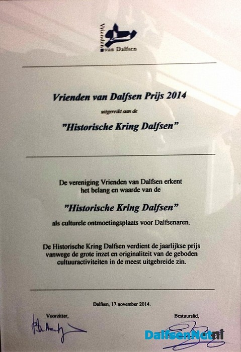 De Vrienden van Dalfsenprijs
