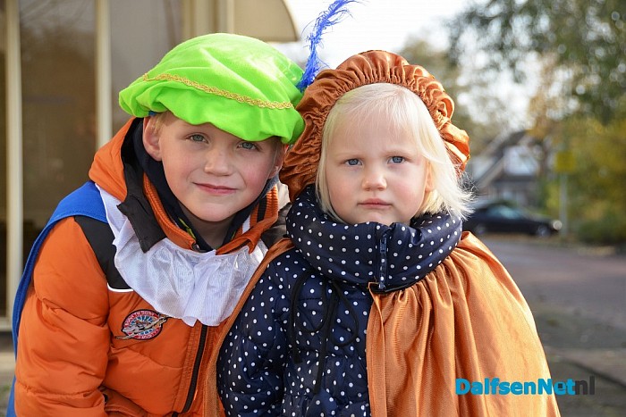 Sinterklaas bracht ook in Lemelerveld een bezoek