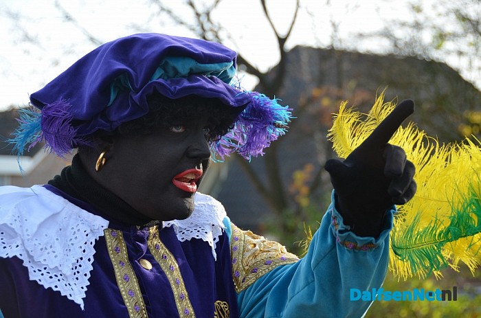 Sinterklaas bracht ook in Lemelerveld een bezoek