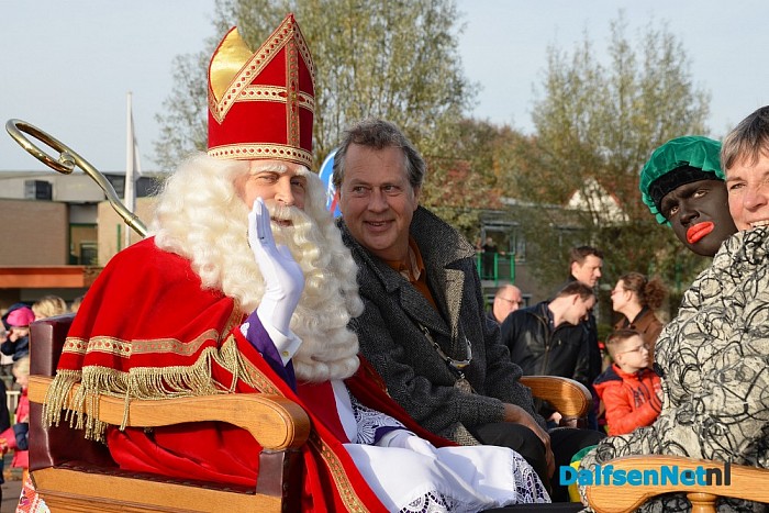 Sinterklaas bracht ook in Lemelerveld een bezoek