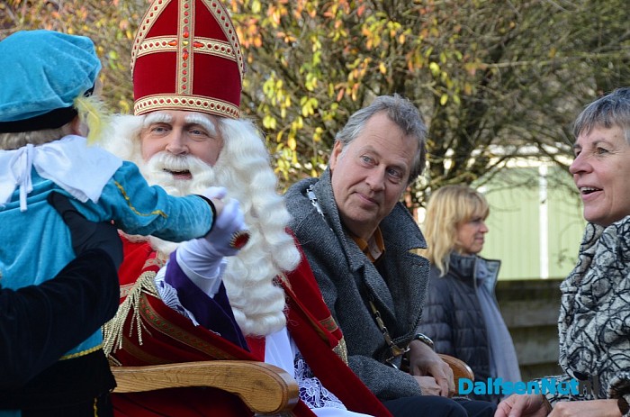 Sinterklaas bracht ook in Lemelerveld een bezoek