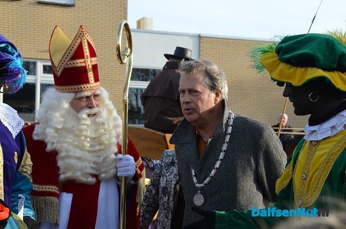 Sinterklaas bracht ook in Lemelerveld een bezoek