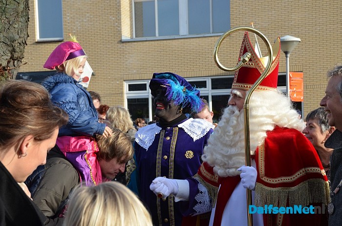 Sinterklaas bracht ook in Lemelerveld een bezoek