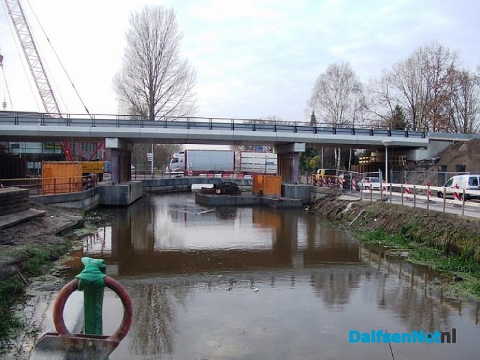 Twee weken geleden:  viaduct in Lemelerveld groot nieuws