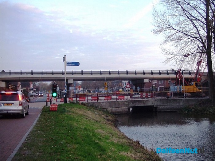 Twee weken geleden:  viaduct in Lemelerveld groot nieuws