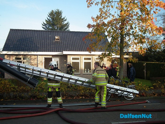 Woningbrand aan de Burg. van Haersoltestraat - Foto: Robert Bril