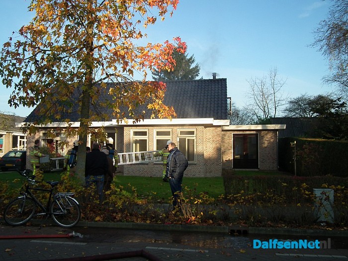 Woningbrand aan de Burg. van Haersoltestraat - Foto: Robert Bril