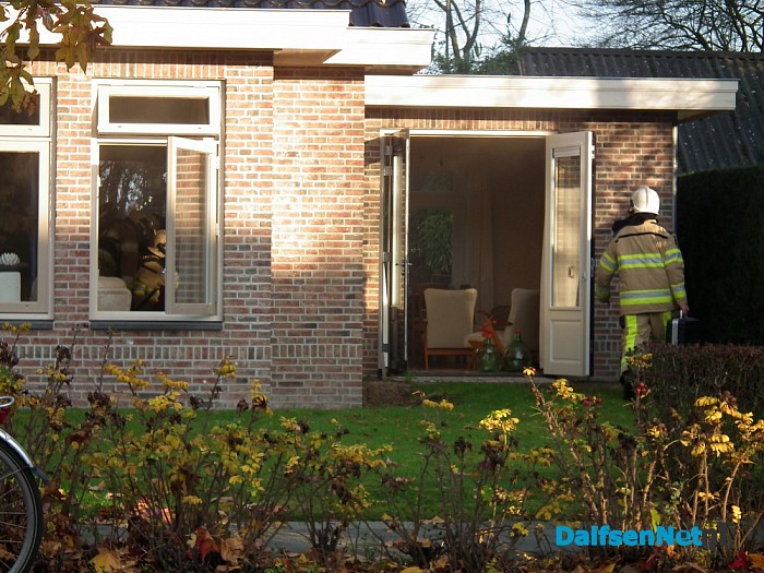 Woningbrand aan de Burg. van Haersoltestraat - Foto: Robert Bril