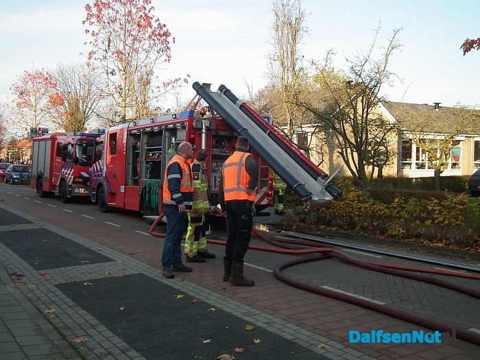 Woningbrand aan de Burg. van Haersoltestraat - Foto: Robert Bril