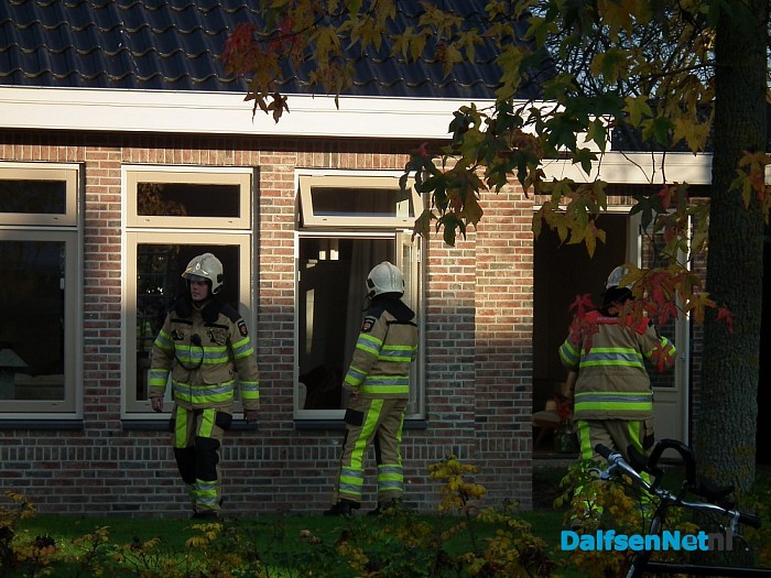 Woningbrand aan de Burg. van Haersoltestraat - Foto: Robert Bril