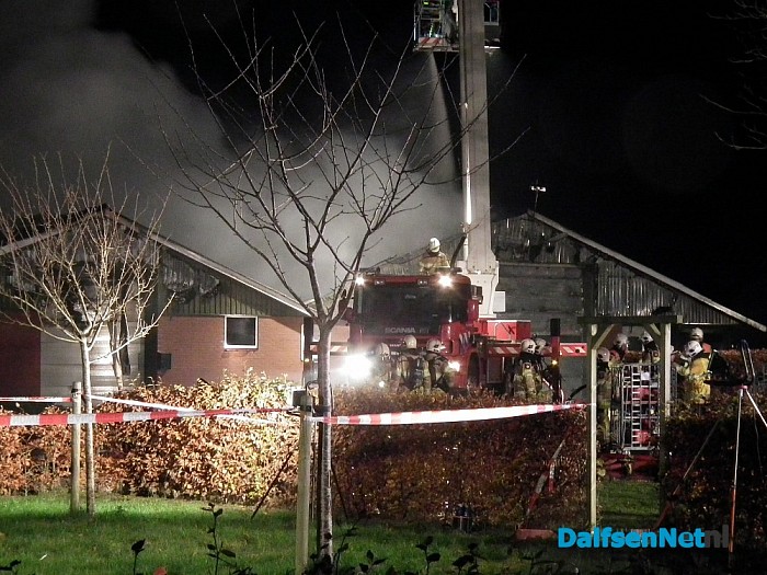 Foto en video grote brand Dalfsen (update 21:50) - Foto: Robert Bril