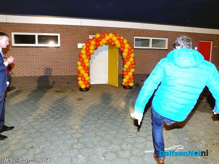 Nieuwe kleedkamers geopend. - Foto: H.G. Foto
