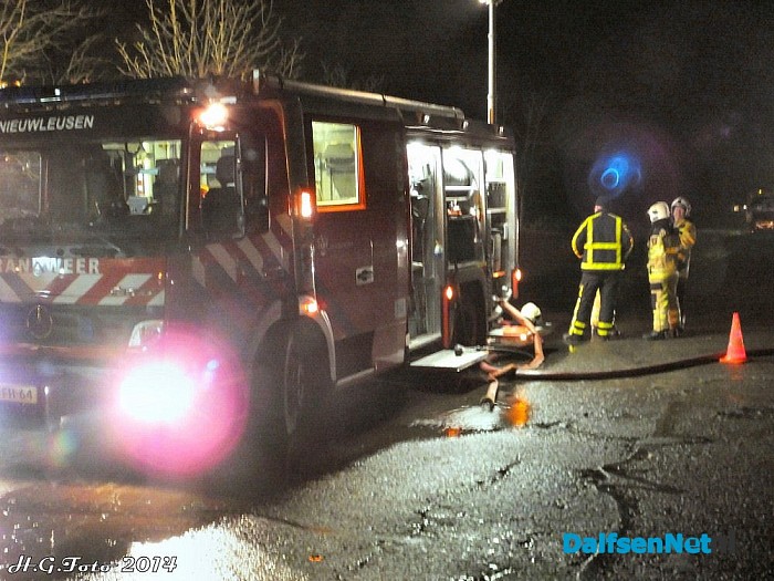 Foto update (23.30 uur) grote brand Hessenweg Dalfsen. - Foto: H.G. Foto