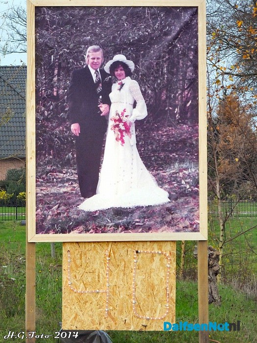Bartje & Anneke 40 jaar getrouwd. - Foto: H.G. Foto