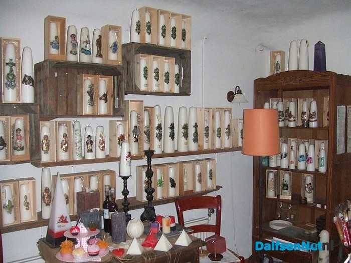 Een echte kaarsenmakerij in de Laarman te Luttenberg