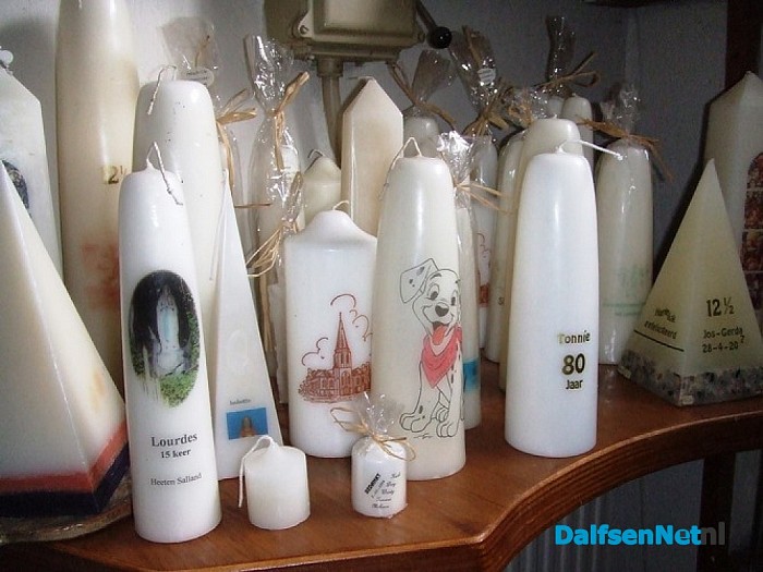 Een echte kaarsenmakerij in de Laarman te Luttenberg