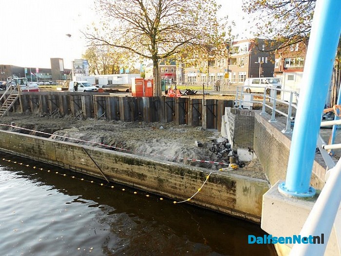 Werkzaamheden aan de kade