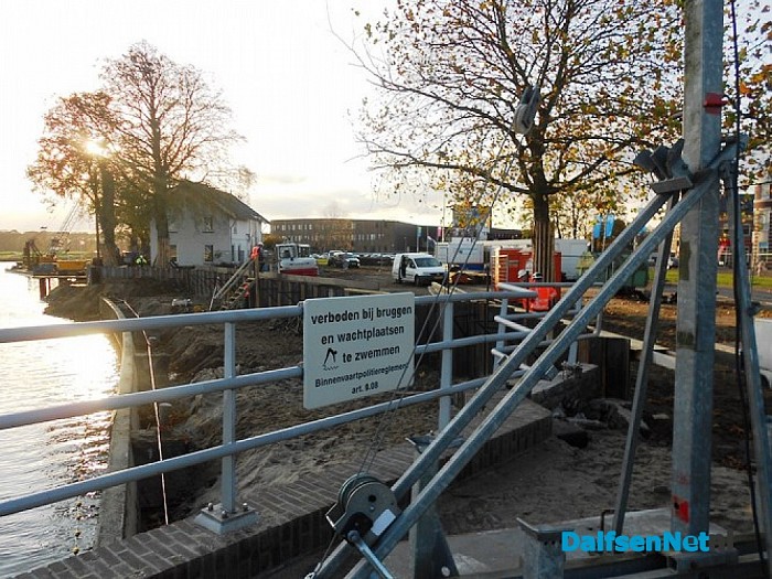 Werkzaamheden aan de kade