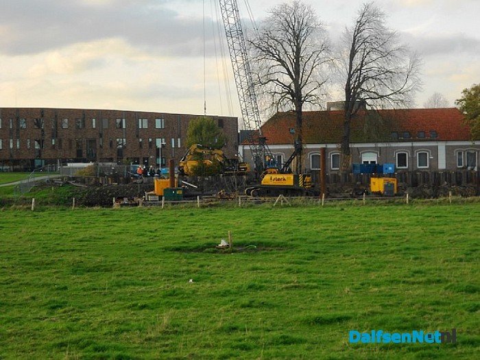 Werkzaamheden aan de kade