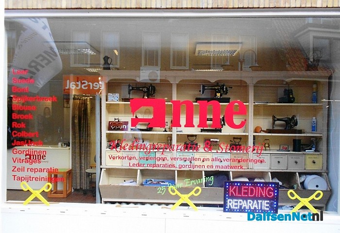 Anne kledingreparatie en stomerij is open