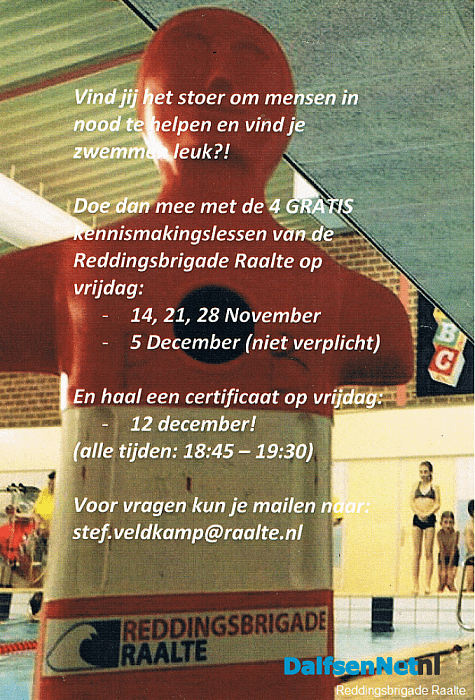 Clinic Reddingszwemmen onder schoolzwemmen