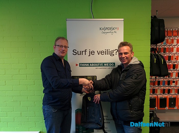 Familie Pannen wint laptoptas