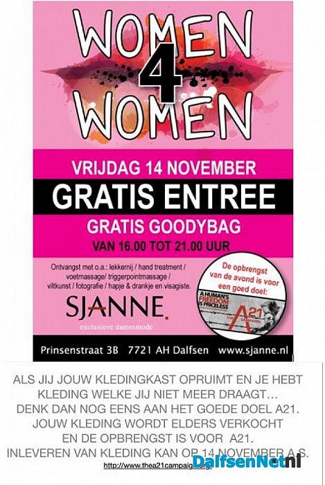 Women4women op 14 november