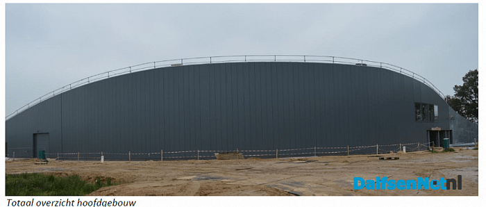 Gebouw Vitens Vechterweerd mooi voor de winter wind- en waterdicht.