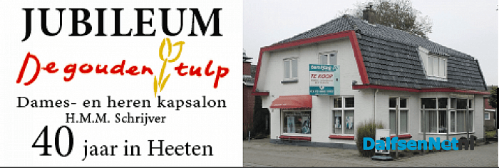 Geboren Dalfsenaar al 40 jaar eigen kapsalon