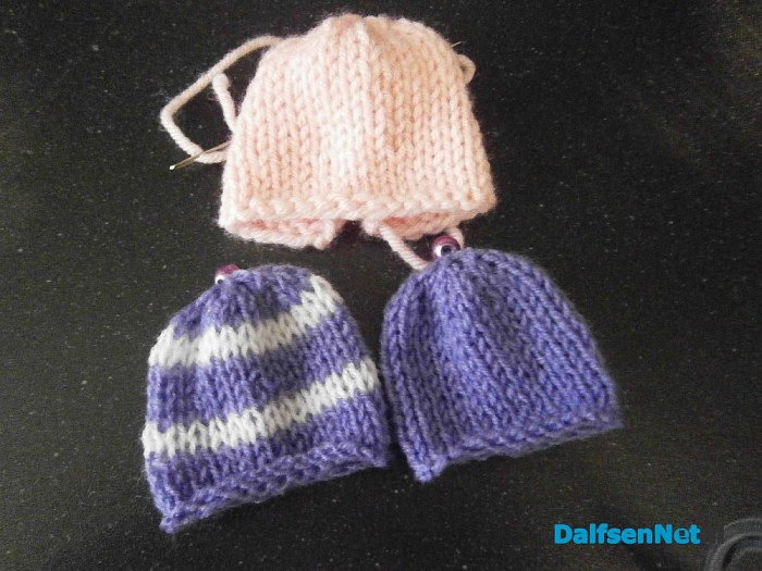De eerste mutsjes zijn klaar!