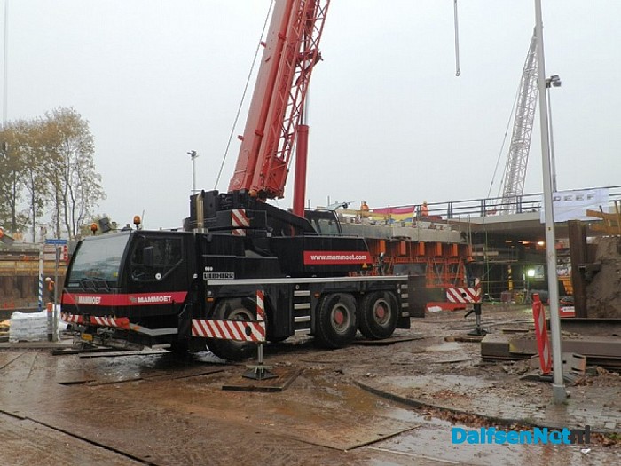 Inschuiven viaduct vanmorgen vertraagd en uitgesteld