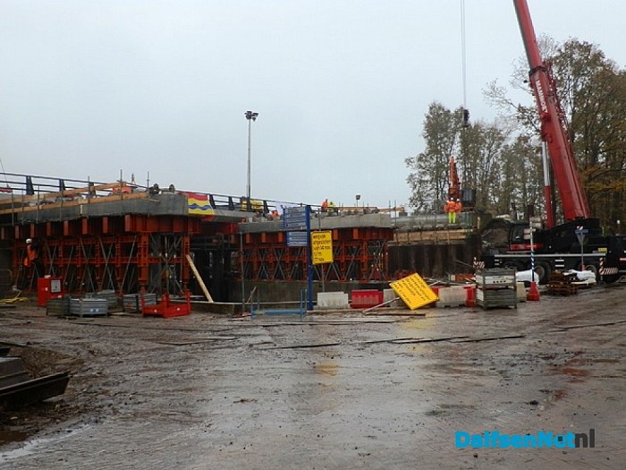 Inschuiven viaduct vanmorgen vertraagd en uitgesteld