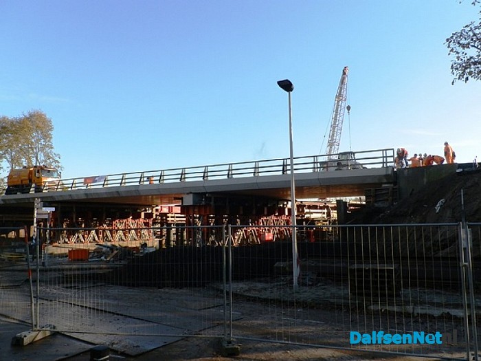 Viaduct Lemelerveld ondanks achterstand: morgen weer open