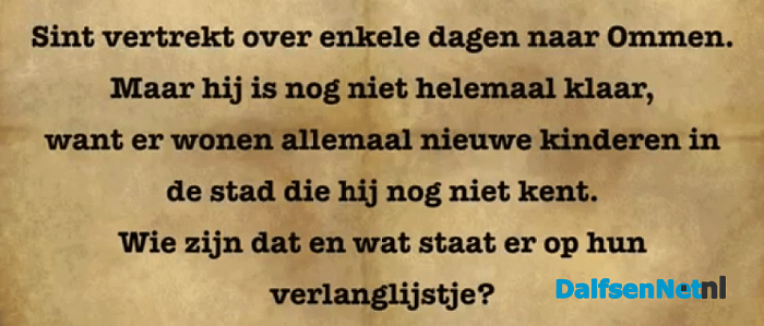 Nu heel wat anders, een Sinterklaas-film uit Ommen