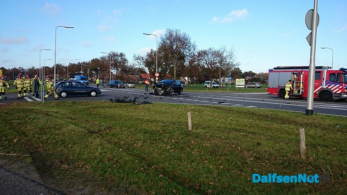 Frontale aanrijding Hessenweg bij Oudleusen - Foto: Robert Bril