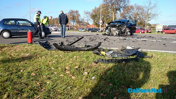 Frontale aanrijding Hessenweg bij Oudleusen - Foto: Robert Bril
