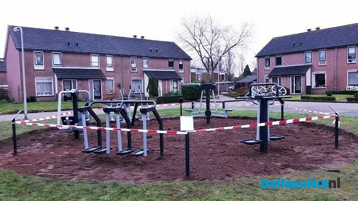 Fit4Life Beweegtuin: Toestellen geplaatst!