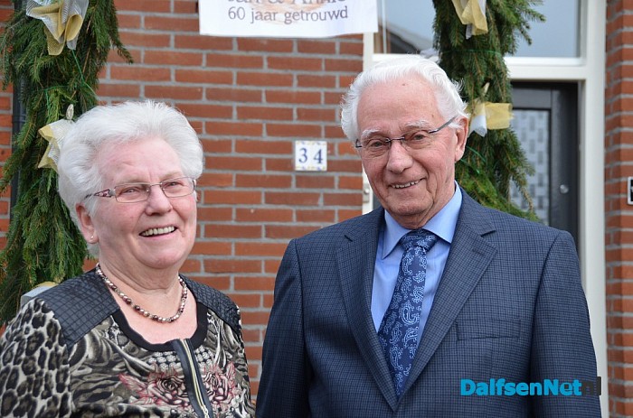 Echtpaar Borger-Hoekerswever 60 jaar getrouwd - Foto: Ingrid Zenderink