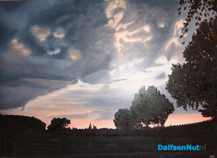 Schilderijen expositie in Hoonhorst