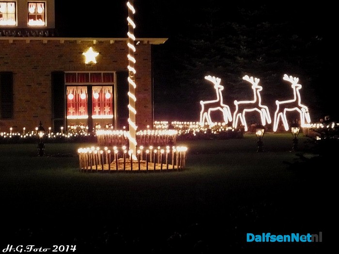 Tips voor kerstlampjes in de tuin. - Foto: H.G. Foto