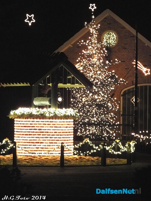 Tips voor kerstlampjes in de tuin. - Foto: H.G. Foto