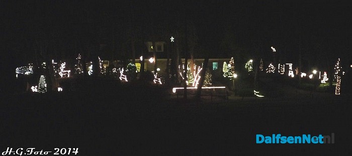 Tips voor kerstlampjes in de tuin. - Foto: H.G. Foto