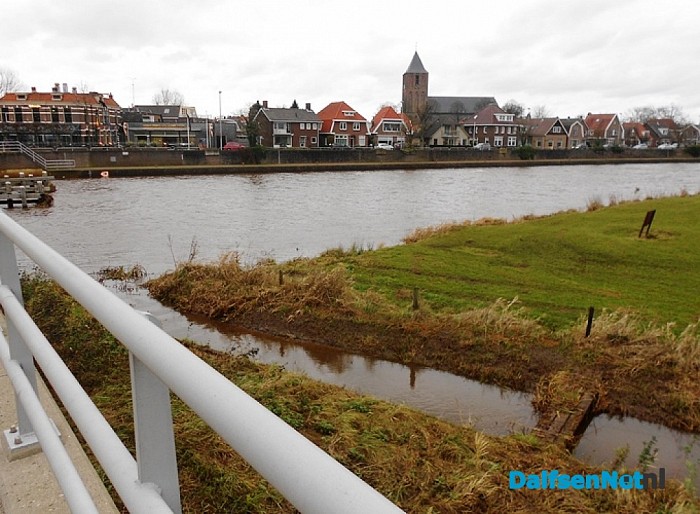 Het water is al weer behoorlijk gezakt