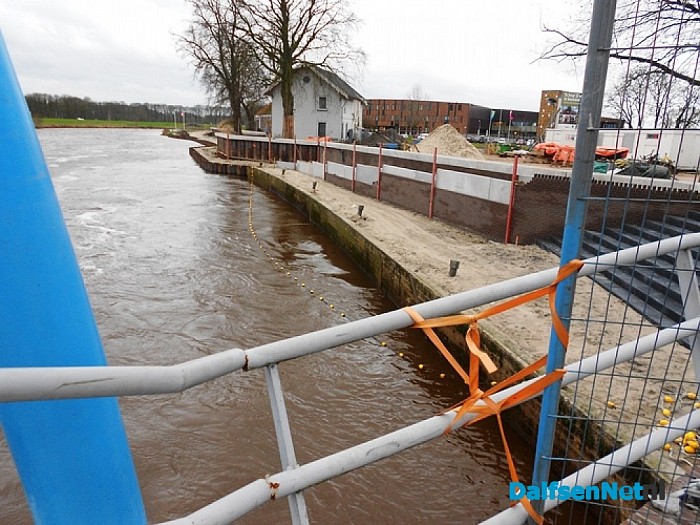 Het water is al weer behoorlijk gezakt
