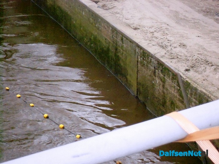 Het water is al weer behoorlijk gezakt