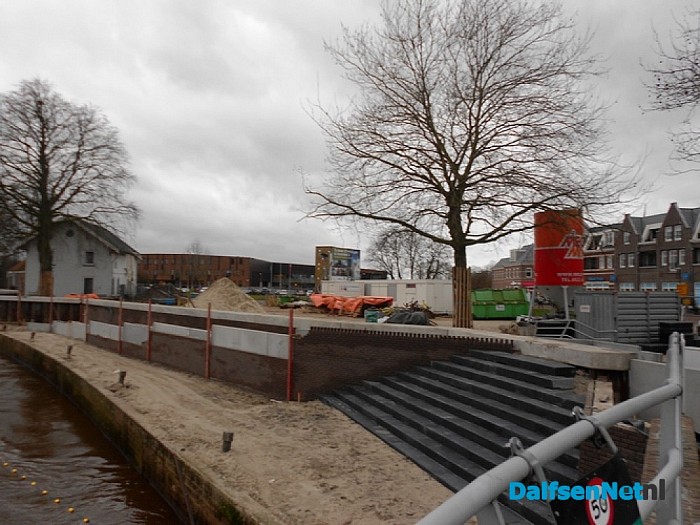 Werkzaamheden aan de kade